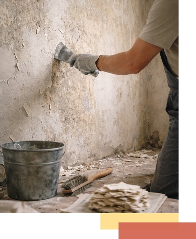 Удаление старой краски со стен в Минеральных Водах качественно и быстро