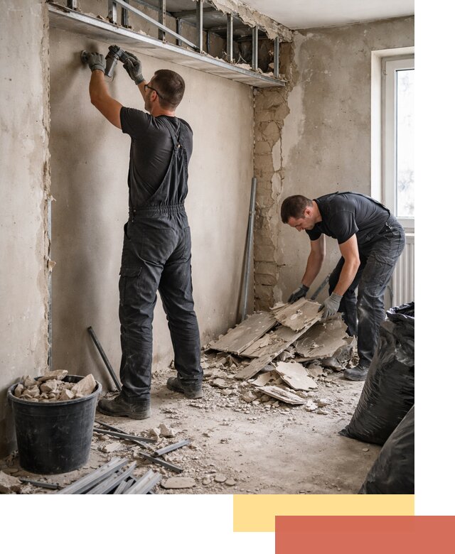 Демонтаж короба из гипсокартона в Минеральных Водах быстро и аккуратно