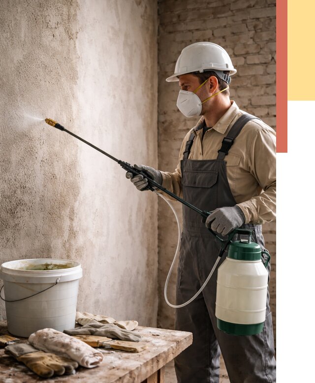 Антисептическая обработка стен в Минеральных Водах от 1243 руб. — быстро и недорого | ОТДЕЛОЧНИК-Мнр