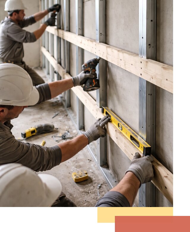 Устройство обрешетки под панели в Минеральных Водах