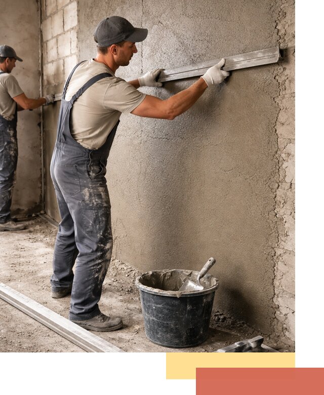 Штукатурка стен цементно-песчаная в Минеральных Водах профессионально