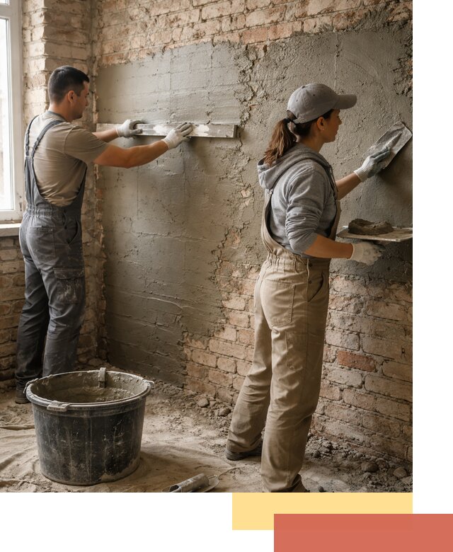 Штукатурка кирпичных стен в Минеральных Водах — качественно и надежно