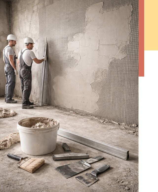 Штукатурка стен по сетке в Минеральных Водах от 5697 руб./м2 — быстро и недорого | ОТДЕЛОЧНИК-Мнр