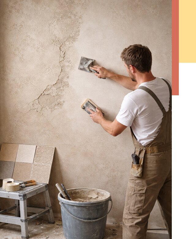 Ремонт декоративной штукатурки в Минеральных Водах от 4661 руб. под ключ | ОТДЕЛОЧНИК-Мнр