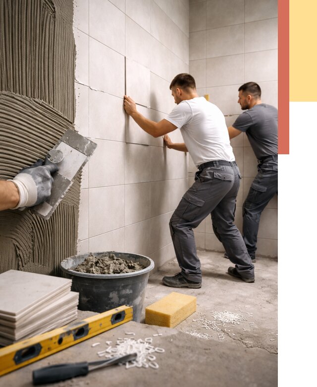 Укладка плитки на стены в Минеральных Водах от 880 руб. — качественно и недорого | ОТДЕЛОЧНИК-Мнр