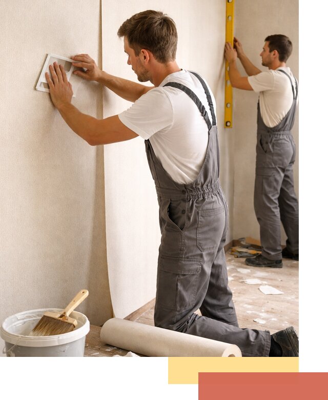 Поклейка бумажных обоев в Минеральных Водах качественно и недорого