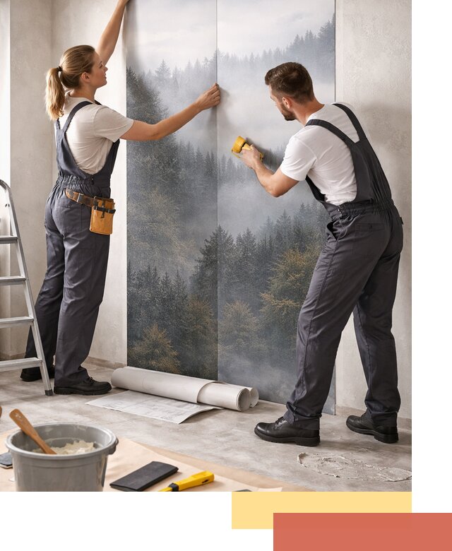 Поклейка фотообоев профессионально в Минеральных Водах под ключ