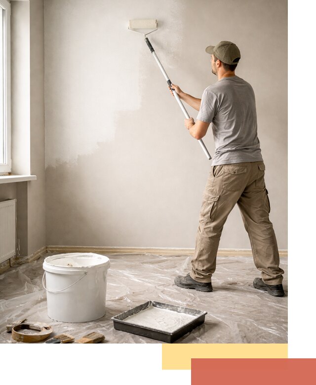 Покраска стен латексной краской в Минеральных Водах качественно и быстро