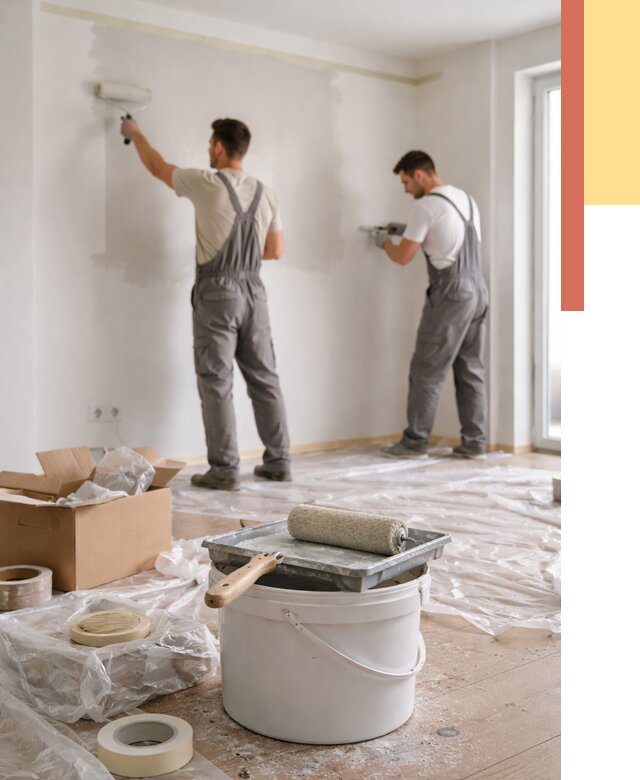 Покраска стен в квартире в Минеральных Водах от 2590 руб/м2 — быстро и недорого | ОТДЕЛОЧНИК-Мнр