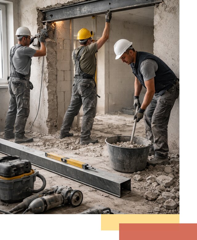 Создание проемов в стенах и несущих конструкциях в Минеральных Водах