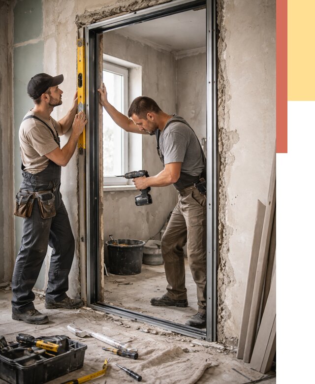 Закладка дверного проема в Минеральных Водах от 3625 руб. — быстро и недорого | ОТДЕЛОЧНИК-Мнр