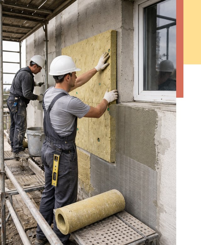Утепление стен в Минеральных Водах от 4454 руб. под ключ — быстро и недорого | ОТДЕЛОЧНИК-Мнр