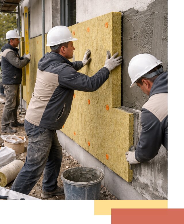 Утепление стен минватой в Минеральных Водах — тепло и звукоизоляция