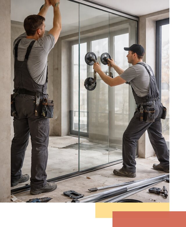 Цельностеклянные перегородки под ключ в Минеральных Водах