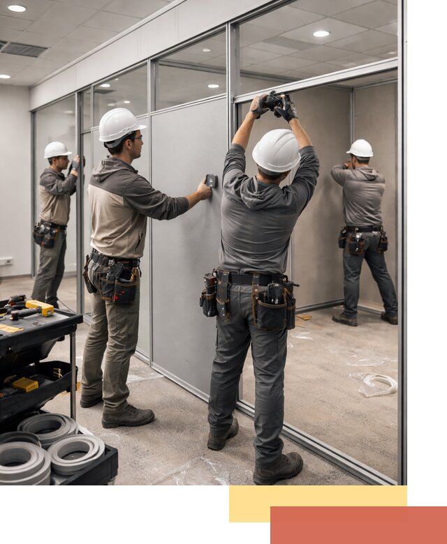 Мобильные офисные перегородки под ключ в Минеральных Водах