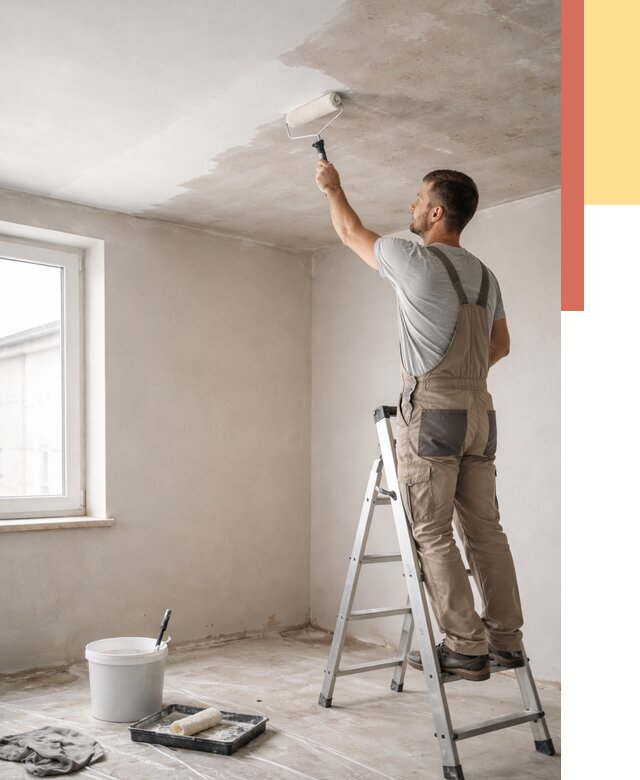 Грунтовка потолка в Минеральных Водах от 2590 руб. — быстро и недорого | ОТДЕЛОЧНИК-Мнр