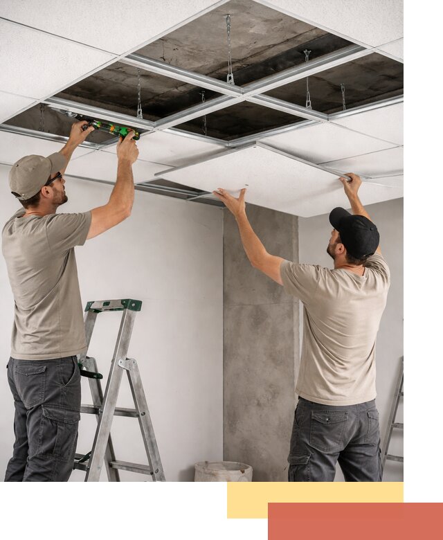 Монтаж потолка Армстронг под ключ в Минеральных Водах