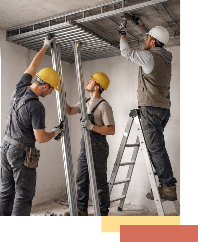 Монтаж реечного потолка под ключ в Минеральных Водах