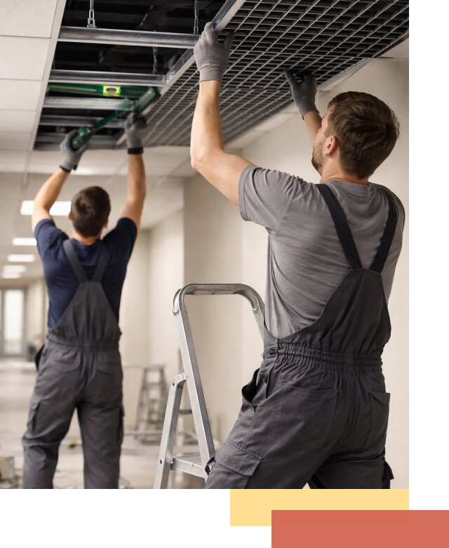 Монтаж потолка Грильято в Минеральных Водах: установка под ключ качественно