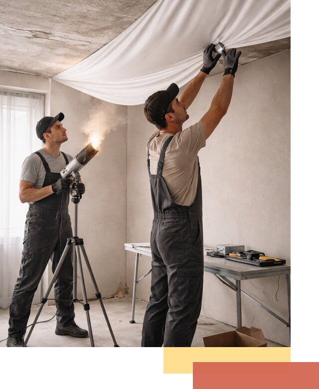 Установка натяжного потолка под ключ в Минеральных Водах