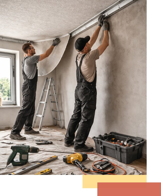 Монтаж фактурного натяжного потолка в Минеральных Водах качественно и быстро