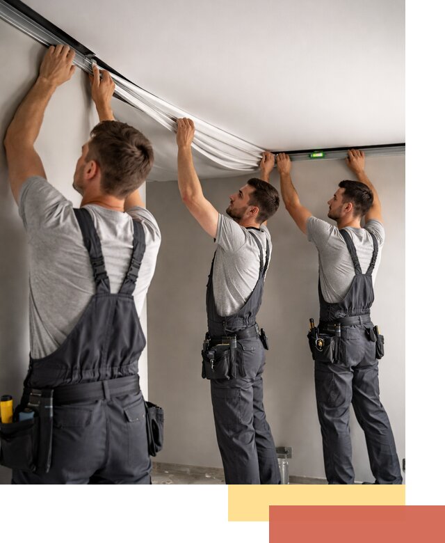 Теневые натяжные потолки в Минеральных Водах: монтаж и отделка быстро и качественно