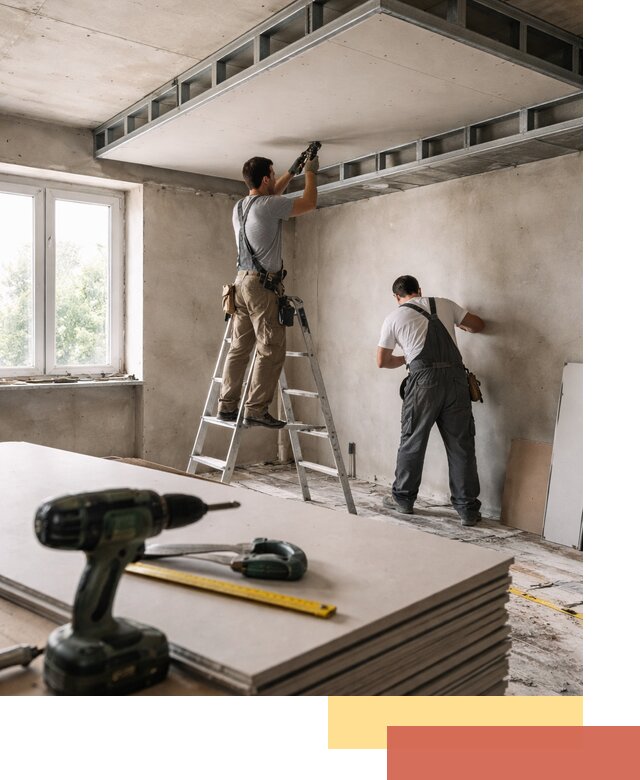 Двухуровневый потолок из гипсокартона в Минеральных Водах