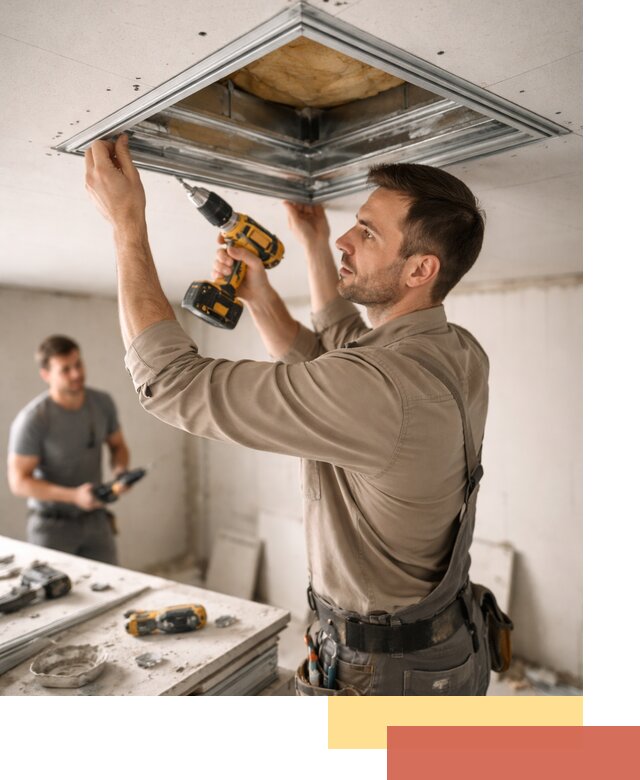 Монтаж люка в потолок из ГКЛ в Минеральных Водах