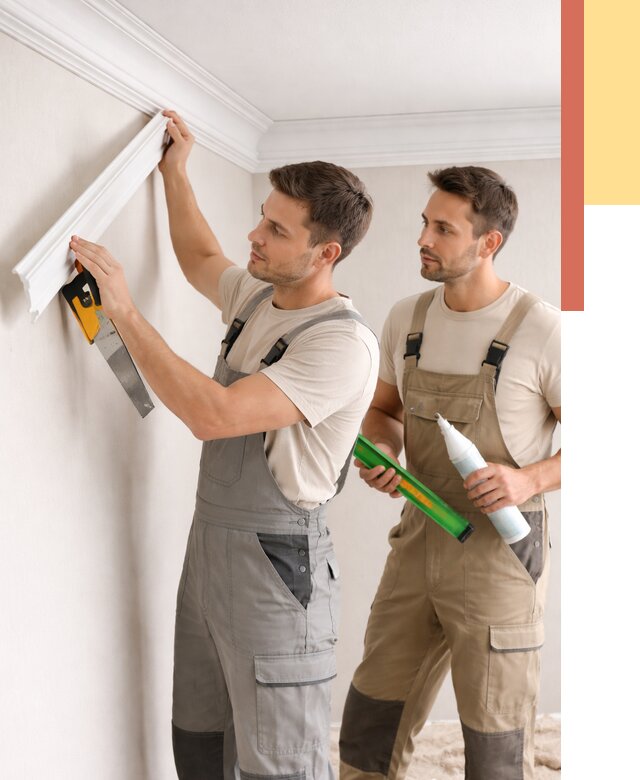 Монтаж потолочного плинтуса в Минеральных Водах от 2382 руб. — быстро и недорого | ОТДЕЛОЧНИК-Мнр