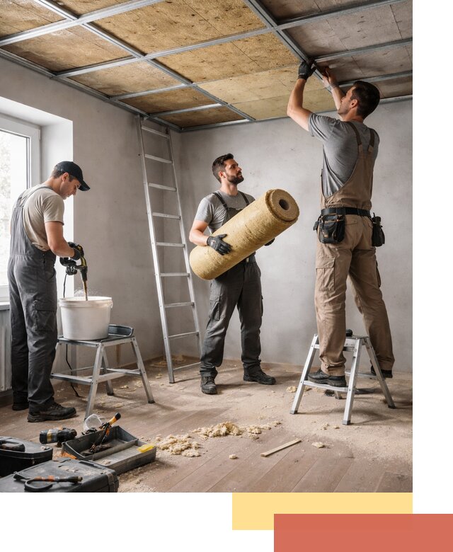 Шумоизоляция потолка в Минеральных Водах: профессиональный монтаж и отделка